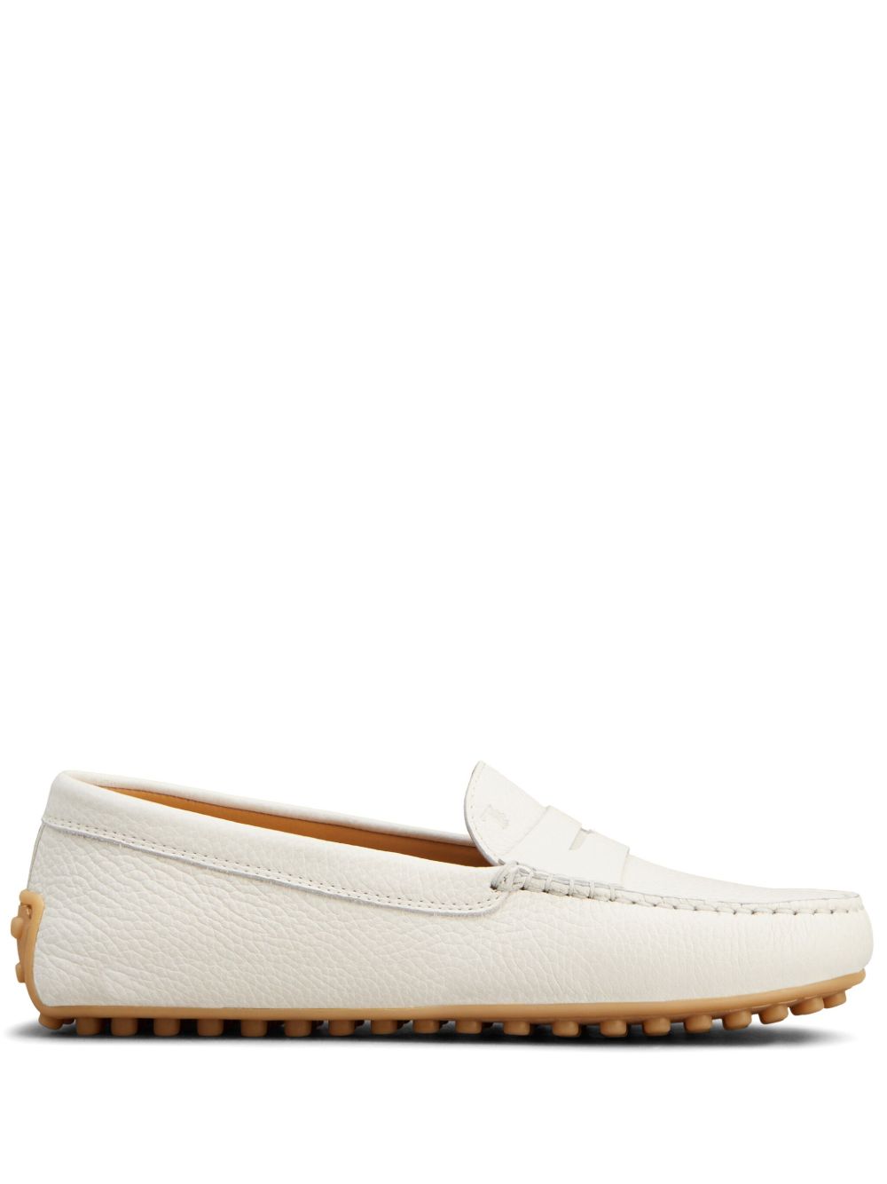Tod's 经典皮质乐福鞋 - 白色