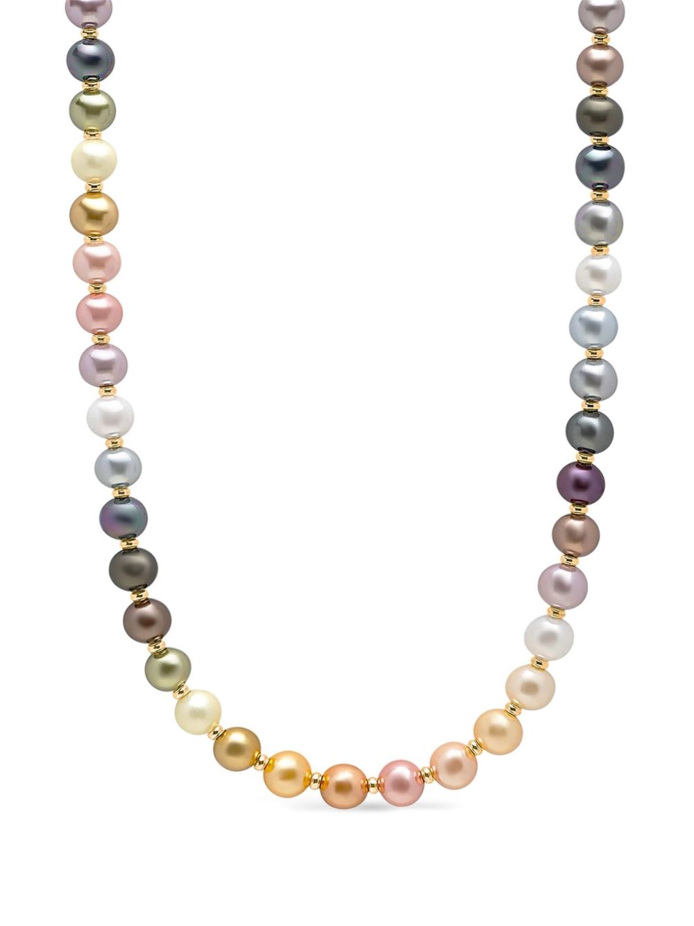 Nialaya Jewelry 镀金珍珠项链 - 粉色