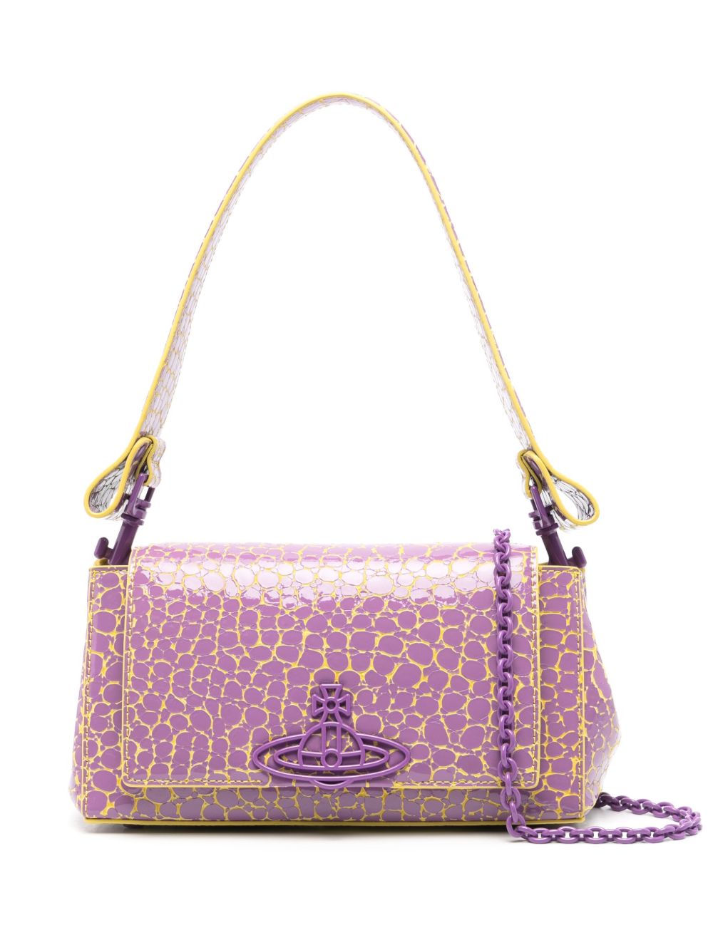 Vivienne Westwood Hazel 中号单肩包 - 紫色