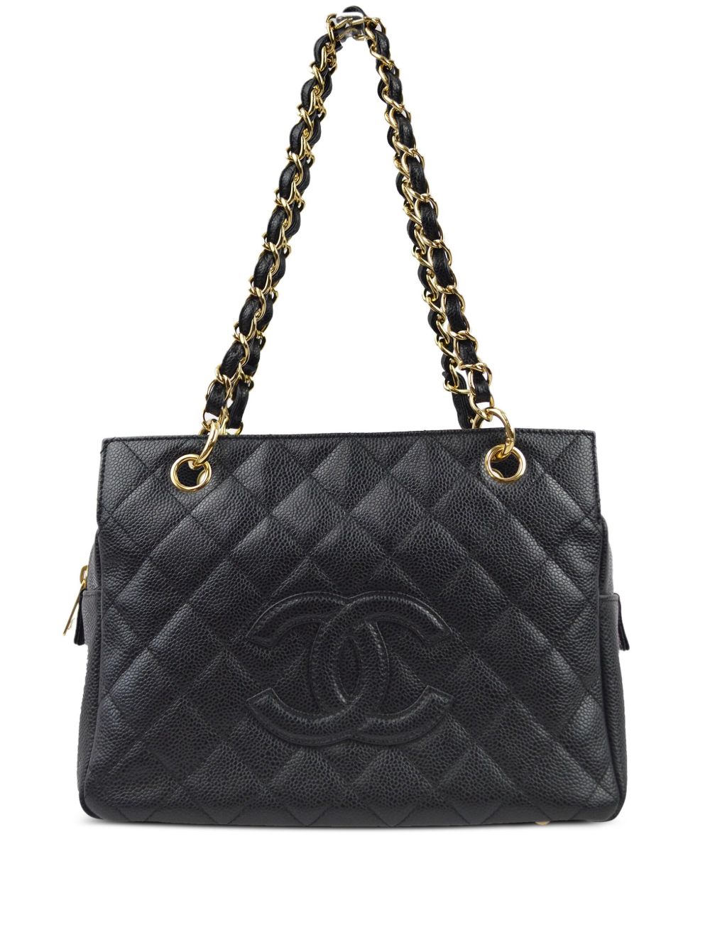 CHANEL Pre-Owned Petite Timeless Tote PTT 手提包（2006年典藏款） - 黑色
