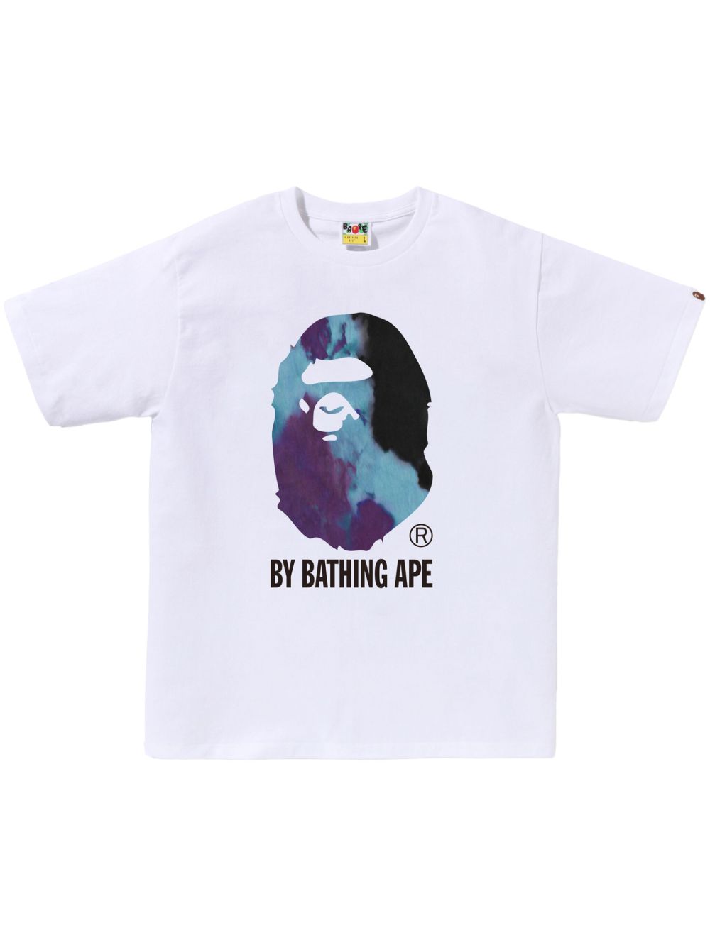 A BATHING APE® logo印花T恤 - 白色