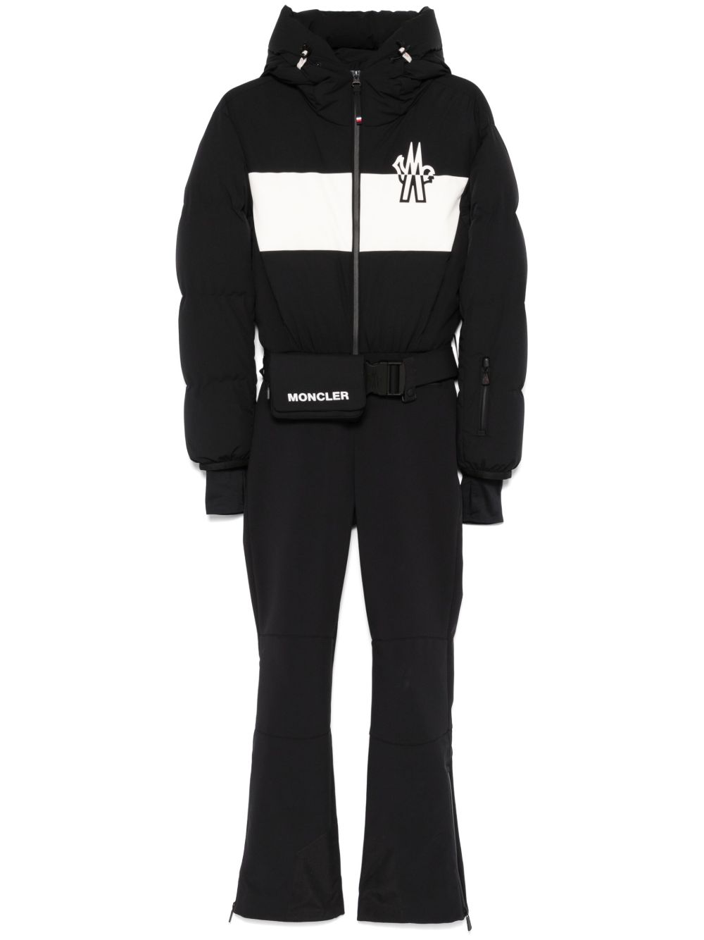 Moncler Grenoble 填充滑雪套装 - 黑色