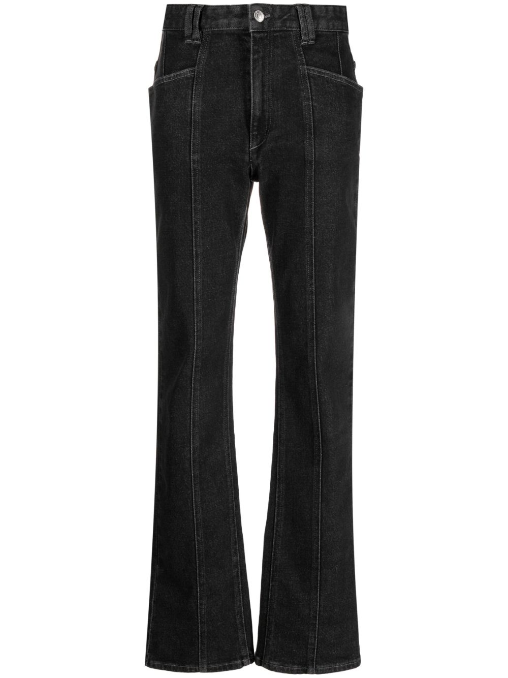 ISABEL MARANT 直筒水洗牛仔裤 - 黑色