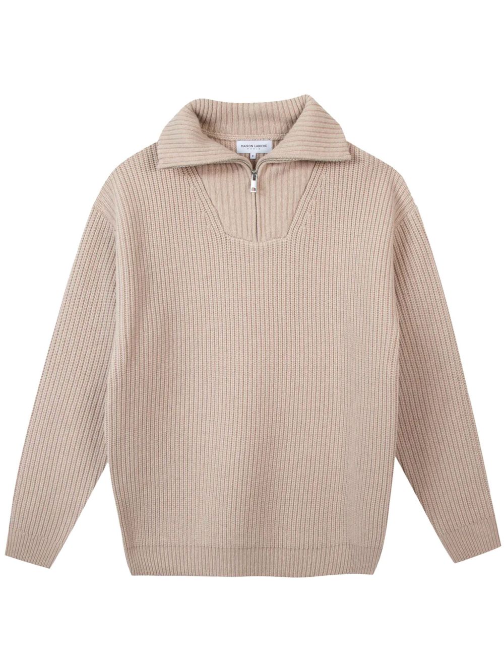 Maison Labiche 罗纹羊毛毛衣 - 中性色