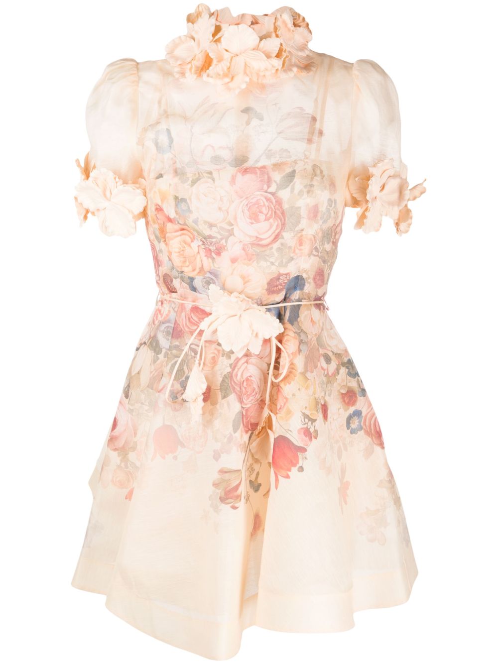 ZIMMERMANN Luminosity Flower 迷你连衣裙 - 粉色