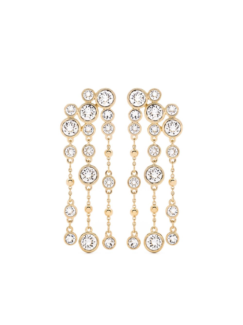 Swarovski Imber 吊饰耳钉 - 金色