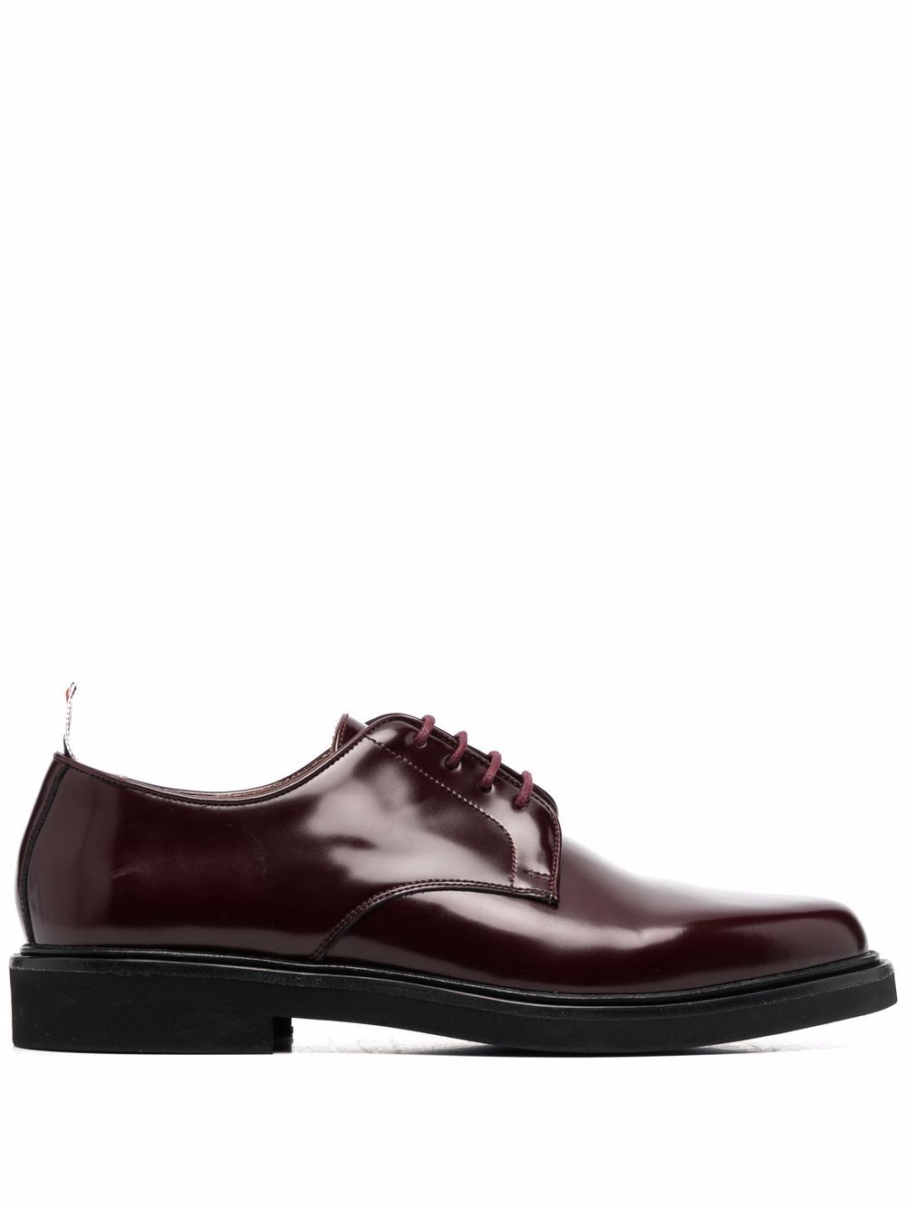 Thom Browne RWB 提环带系带鞋 - 红色
