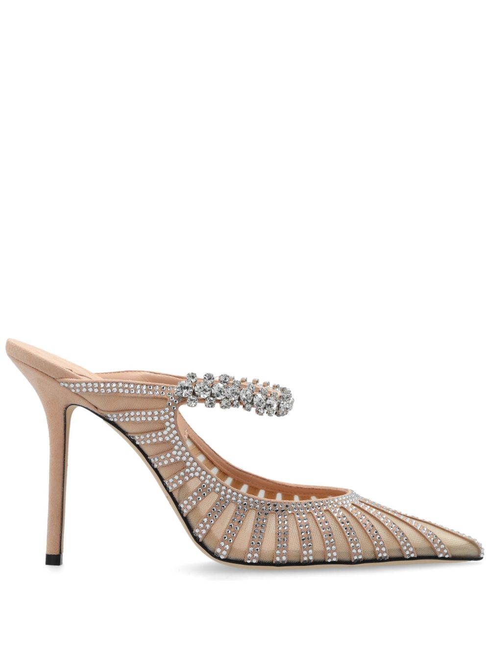 Jimmy Choo Bing 晶饰高跟鞋 - 中性色