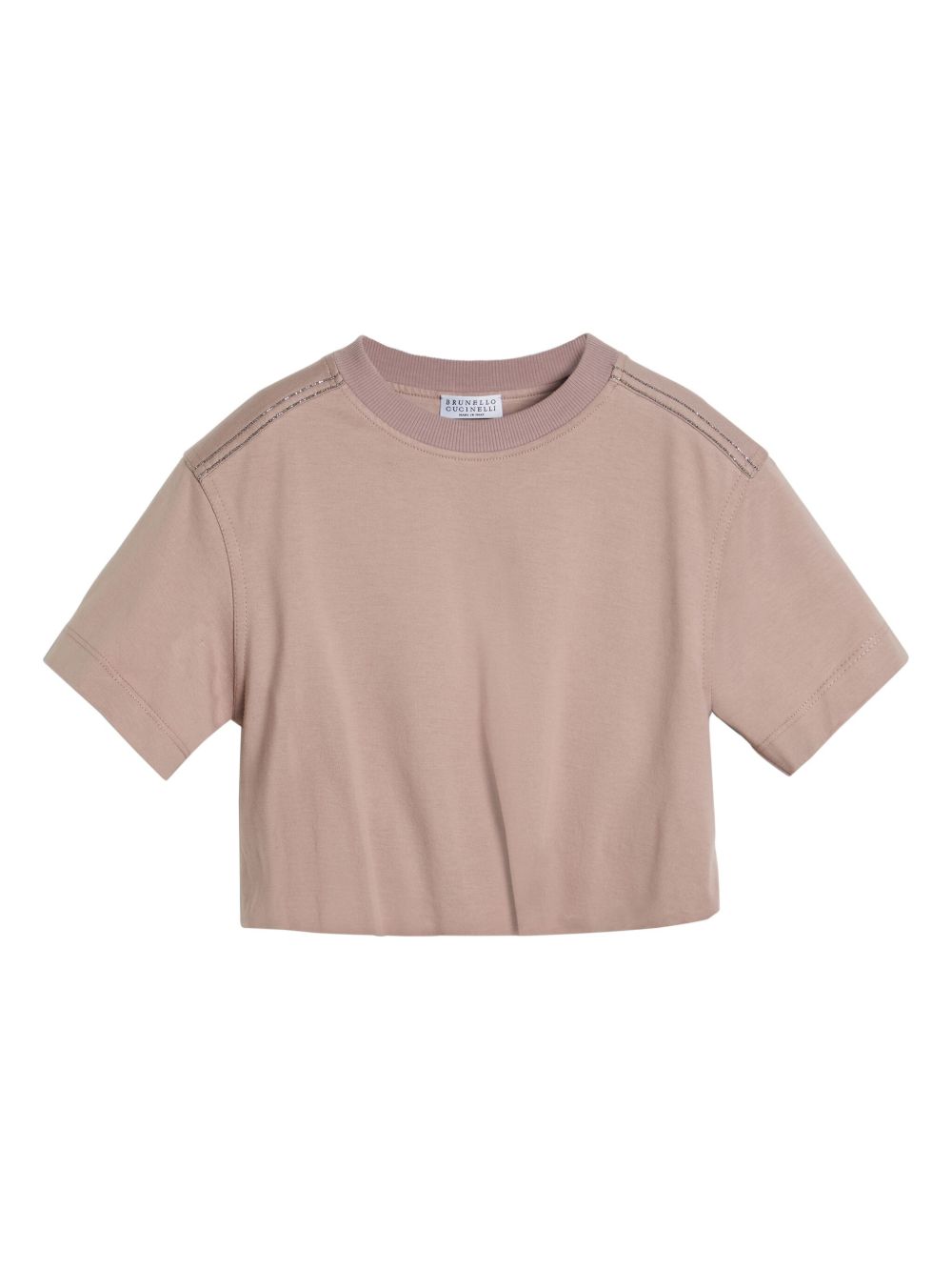 Brunello Cucinelli Kids Monili 珠饰卫衣 - 粉色