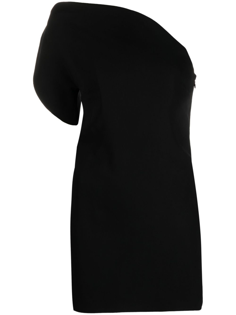 Roland Mouret 不对称单肩迷你连衣裙 - 黑色