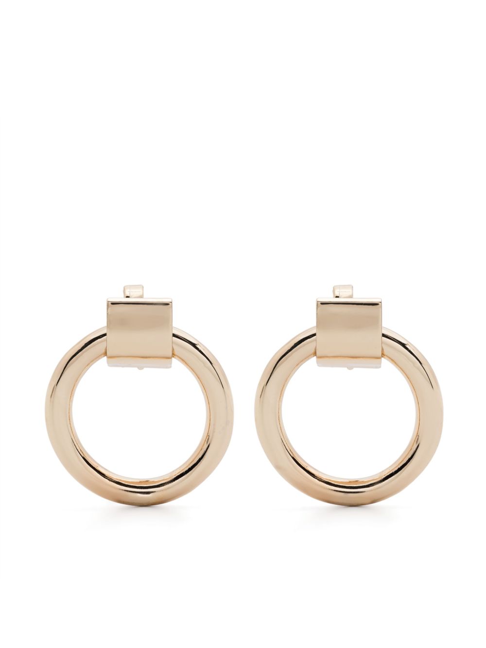 Eddie Borgo Ripple clip-on earrings - 金色