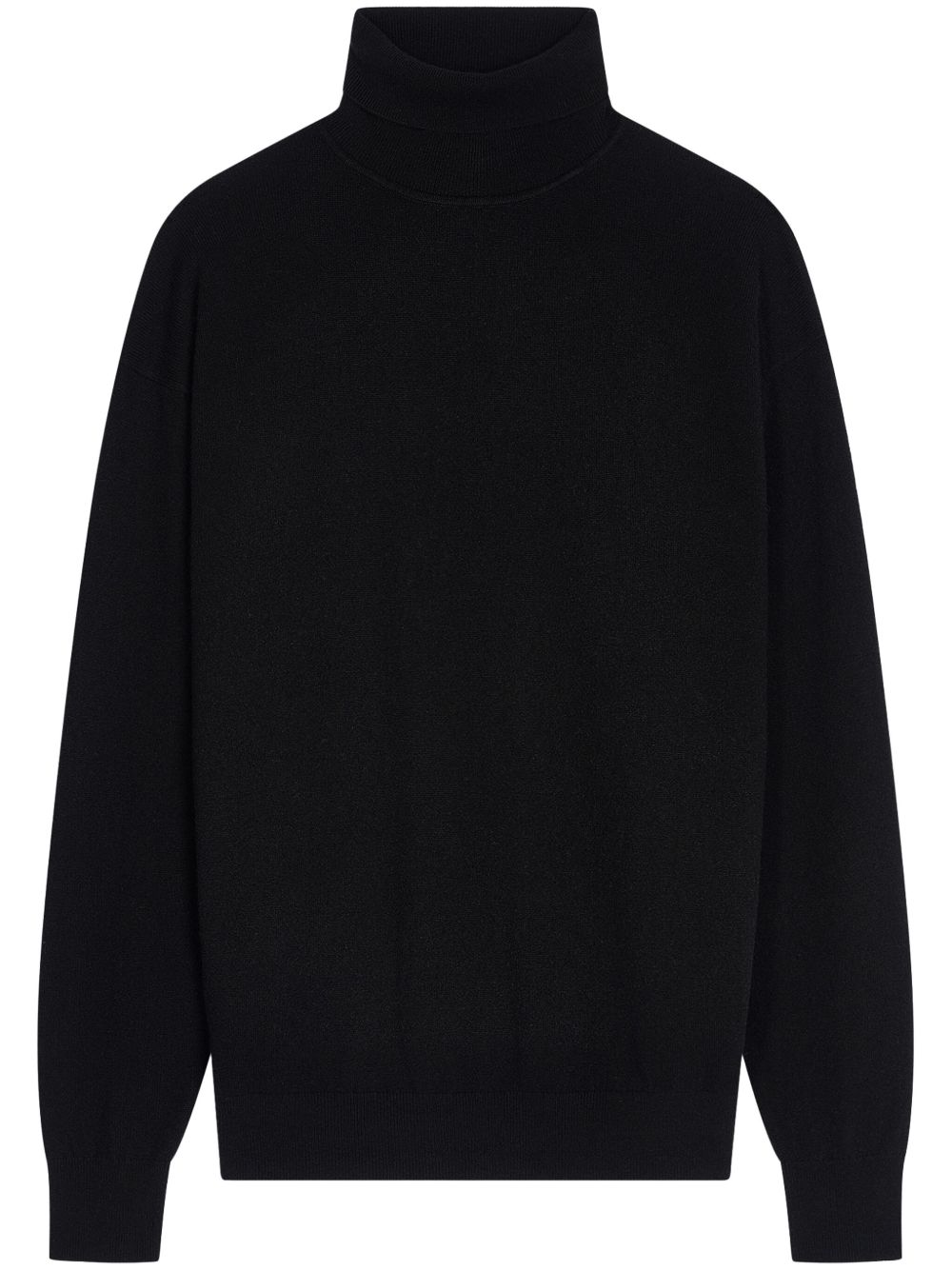 DRIES VAN NOTEN 高领羊绒毛衣 - 黑色