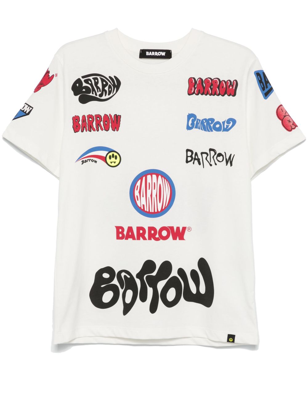 BARROW logo印花T恤 - 白色