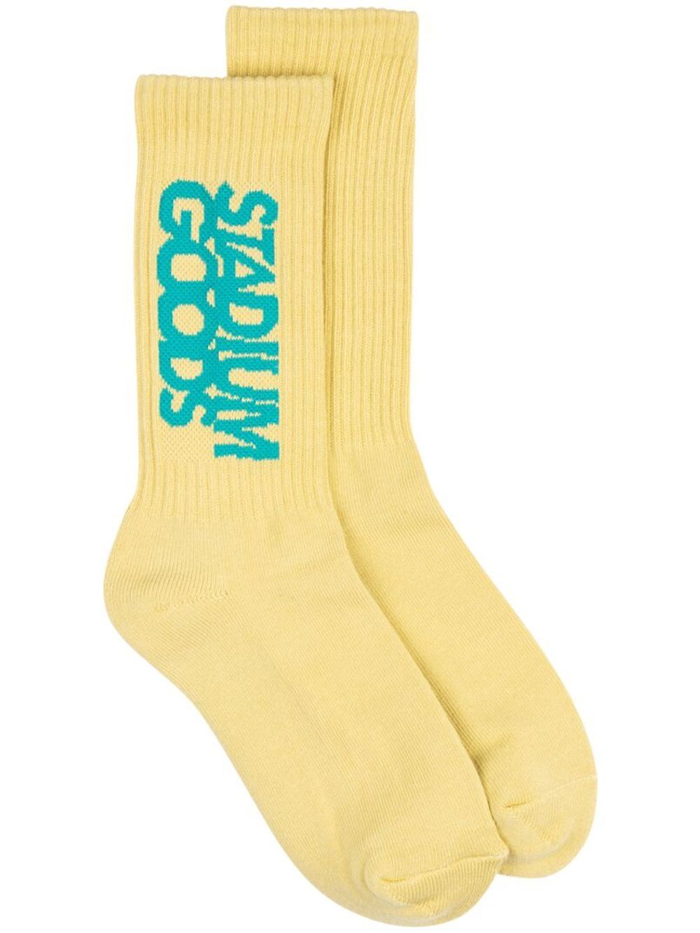 STADIUM GOODS® logo针织袜 - 黄色