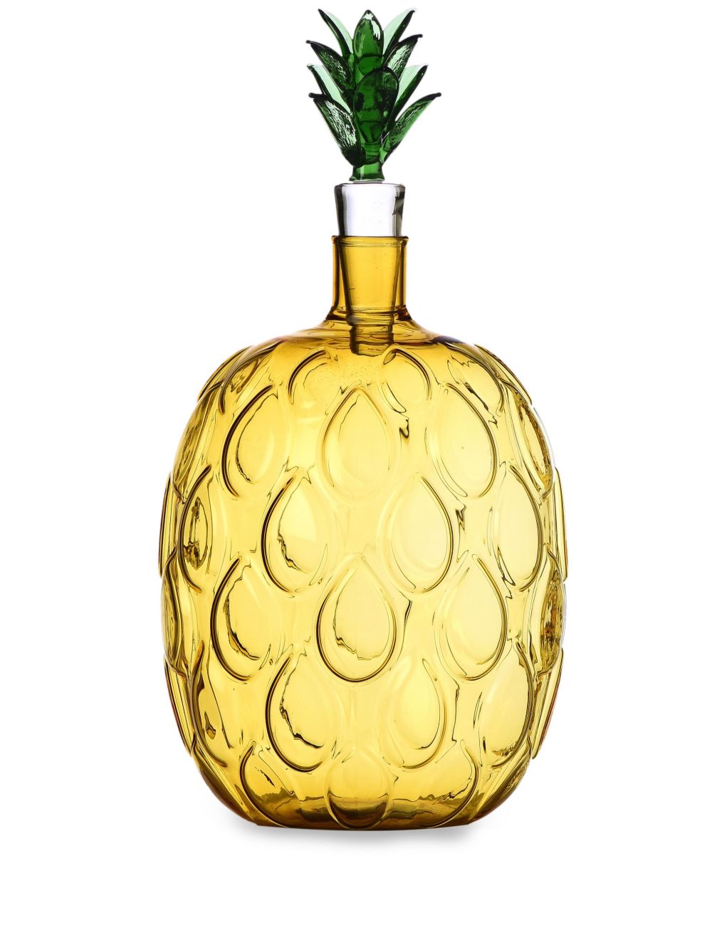 Ichendorf Milano 菠萝玻璃瓶（17厘米 x 23厘米） - 黄色