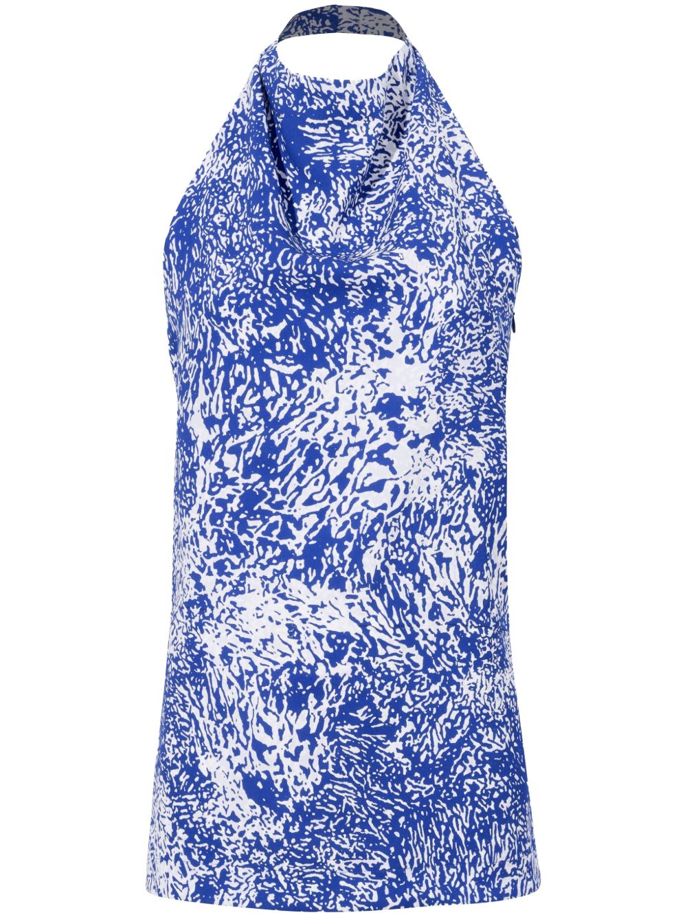 Proenza Schouler Theda 抽象图案上衣 - 蓝色