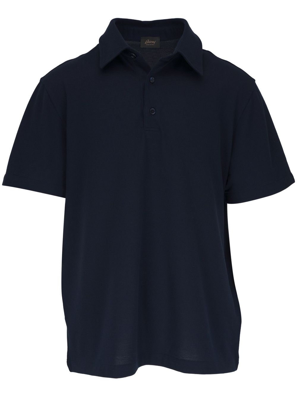 Brioni 经典短袖polo衫 - 蓝色