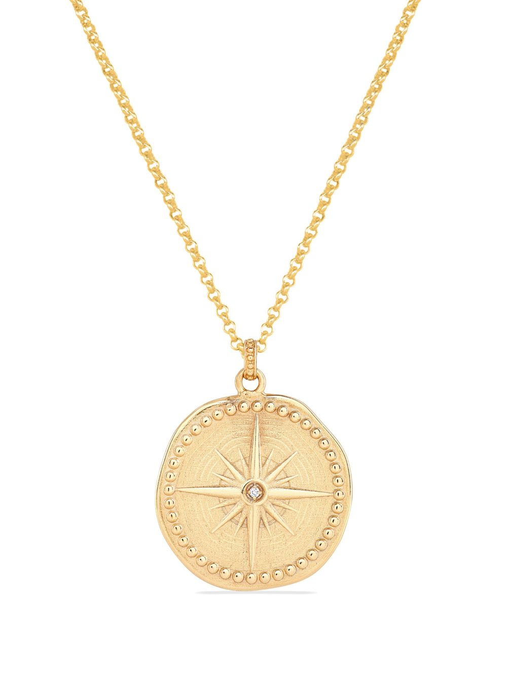 DOWER AND HALL True North Talisman 项链 - 金色