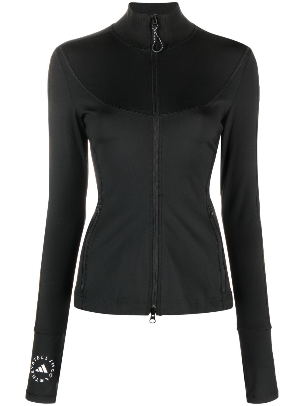 adidas by Stella McCartney TruePurpose 拉链运动夹克 - 黑色