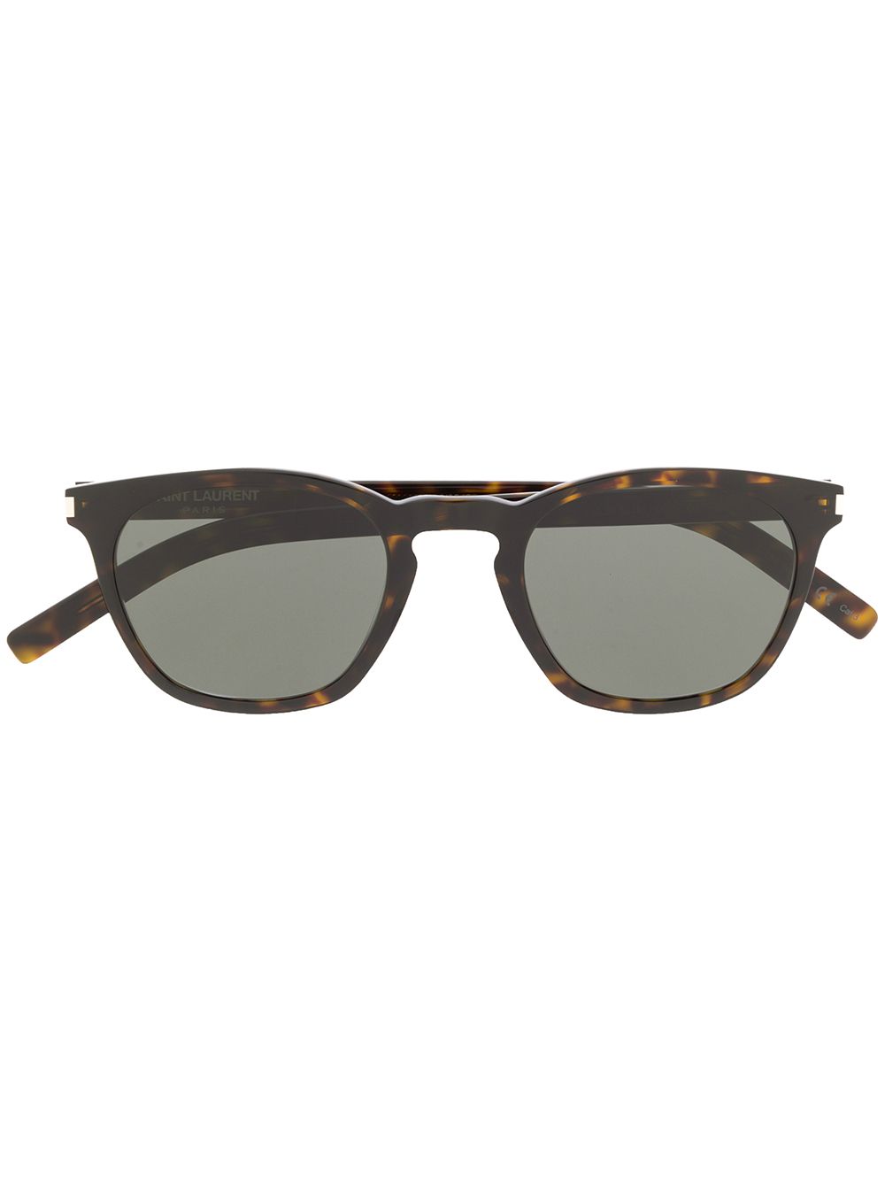 Saint Laurent Eyewear 方框太阳眼镜 - 黑色