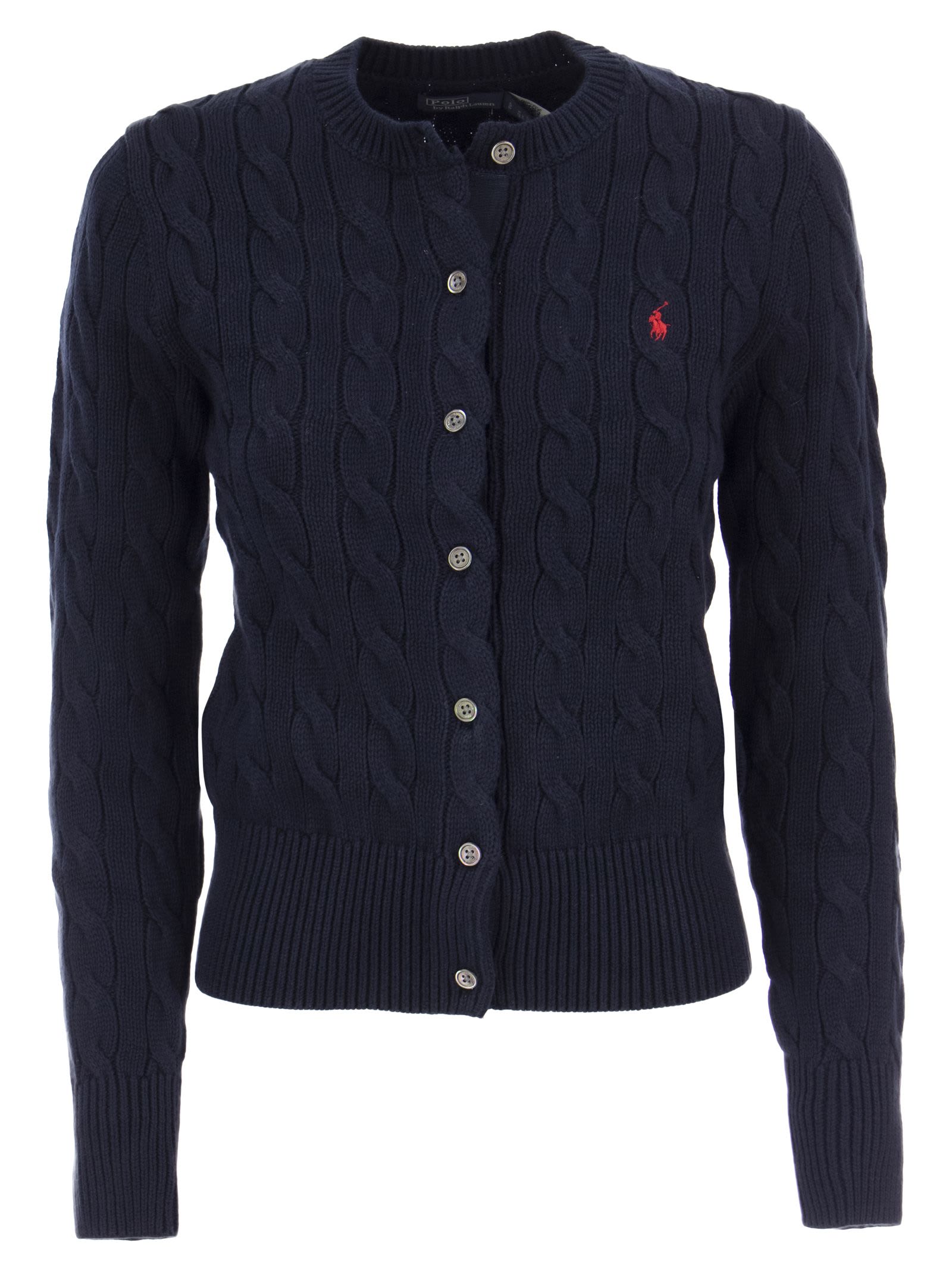 Polo Ralph Lauren Navy Cotton Cardigan