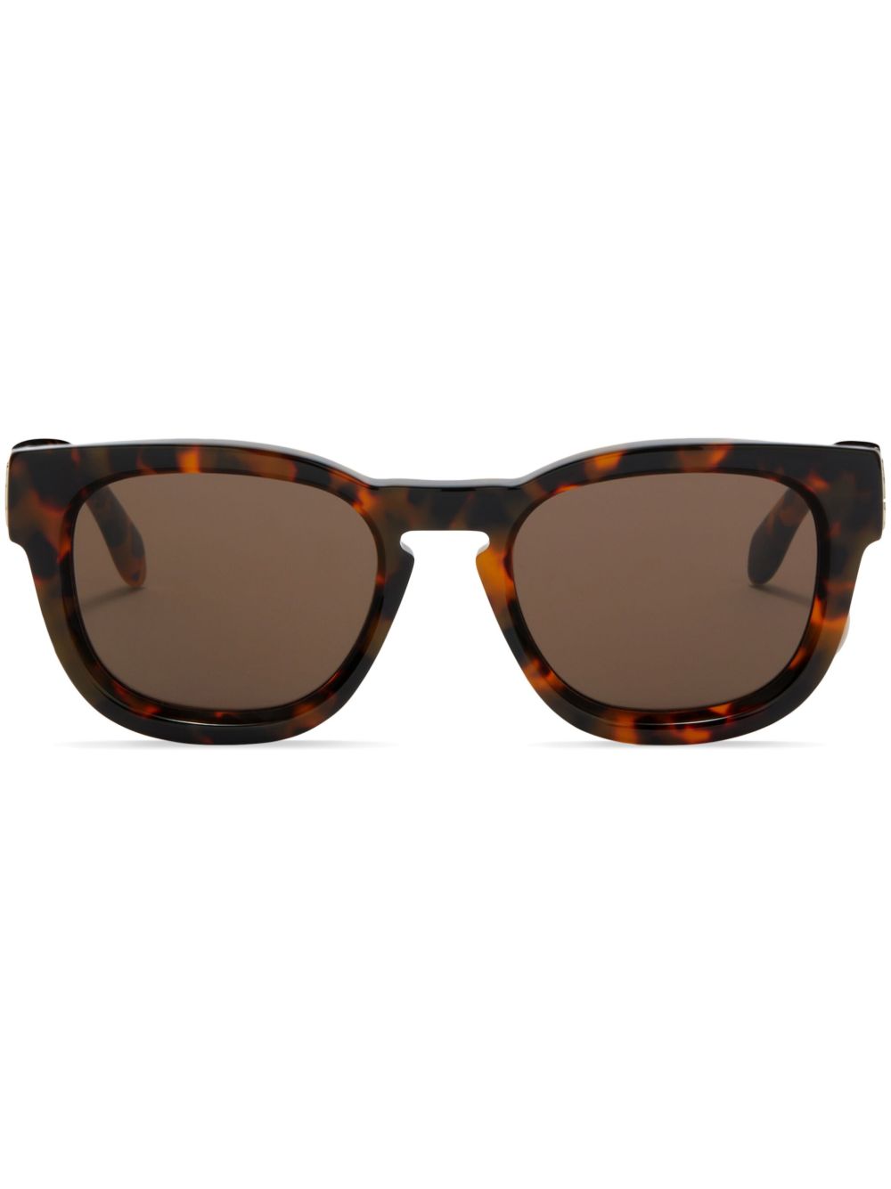 Palm Angels Eyewear Riverside 方框太阳眼镜 - 褐色
