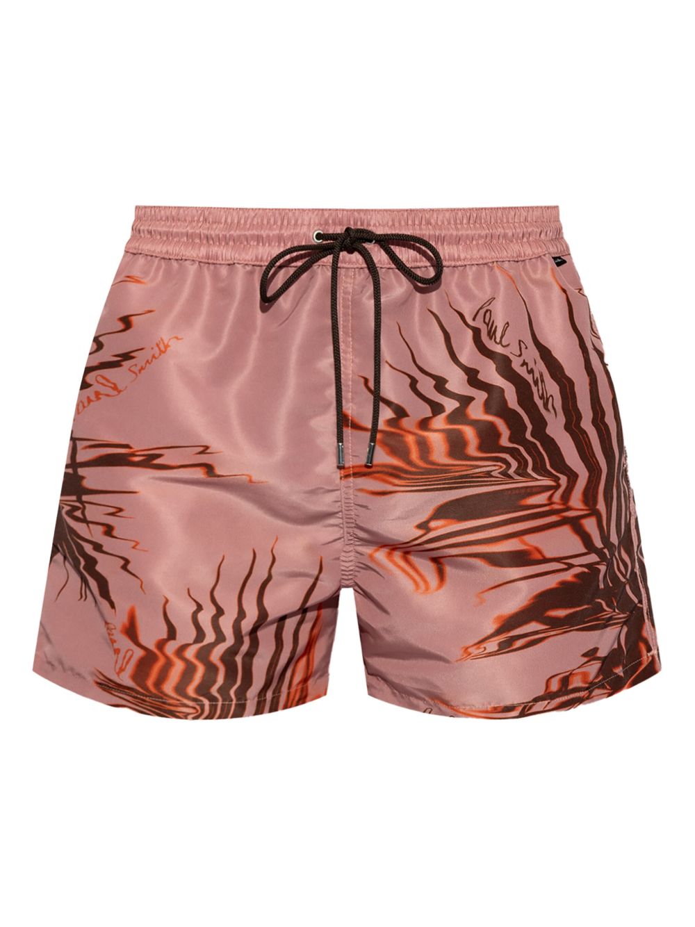 Paul Smith graphic-print swim shorts - 粉色
