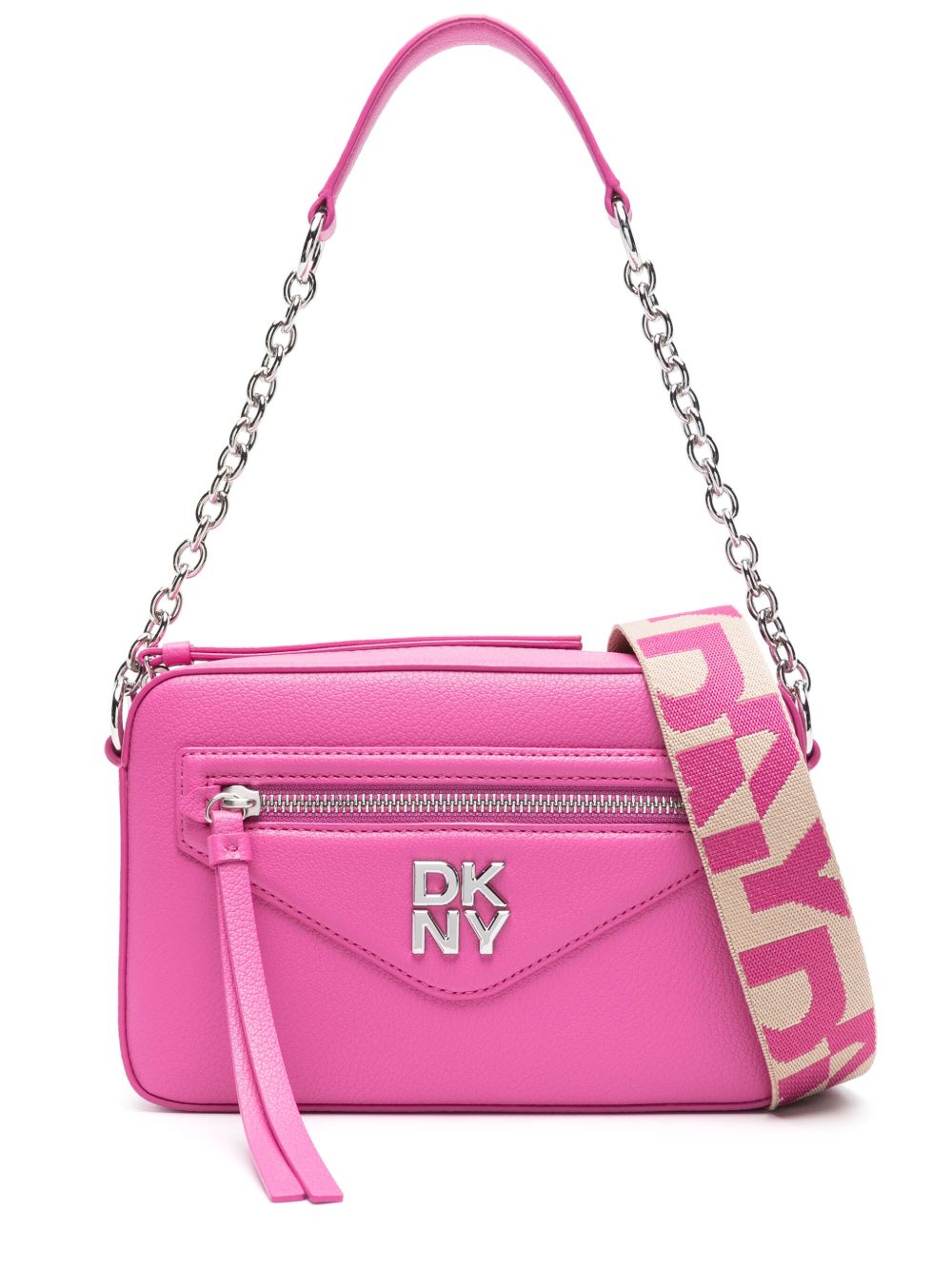 DKNY Greenpoint 皮质斜挎包 - 粉色