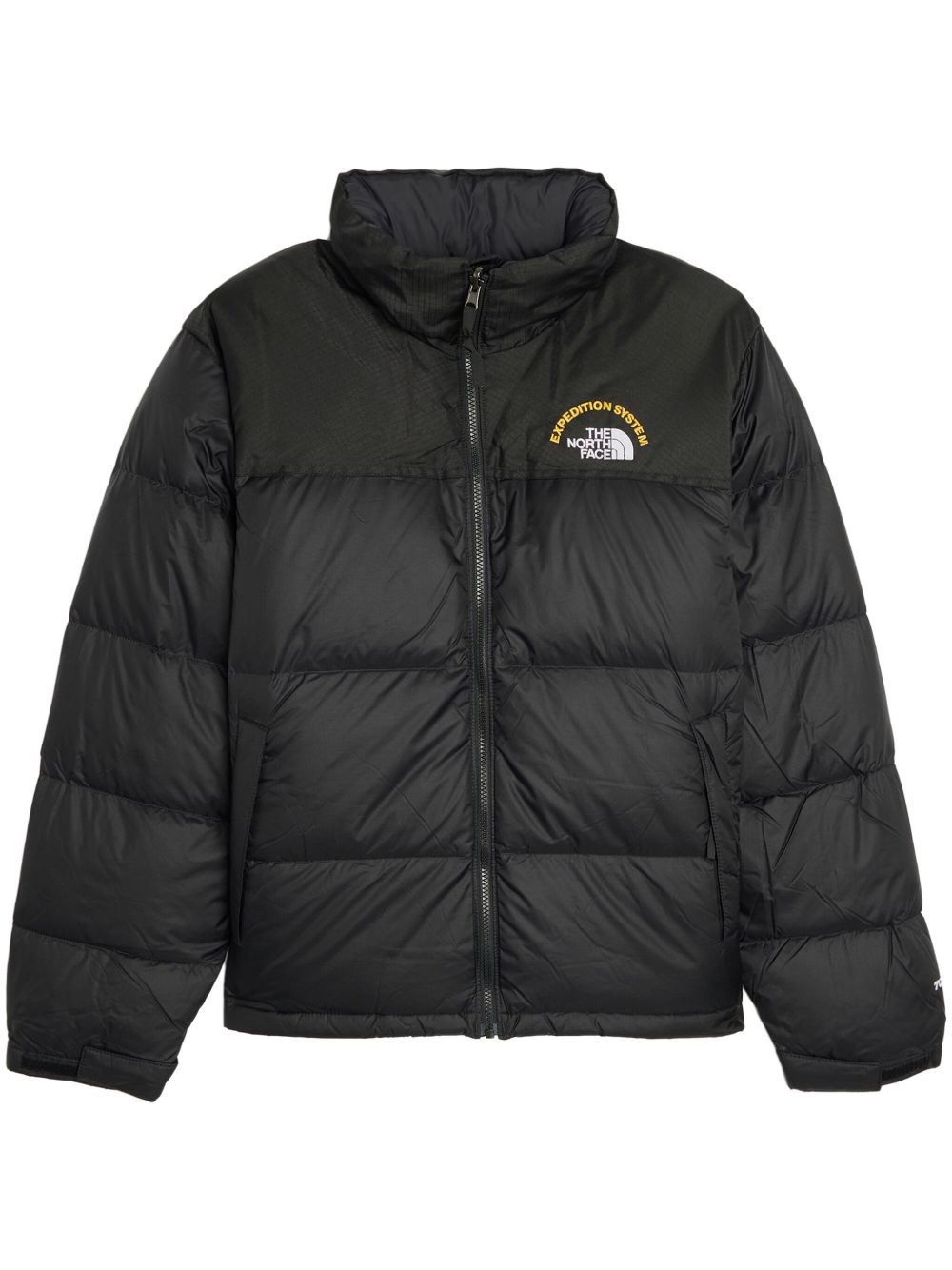 The North Face logo印花填充夹克 - 黑色