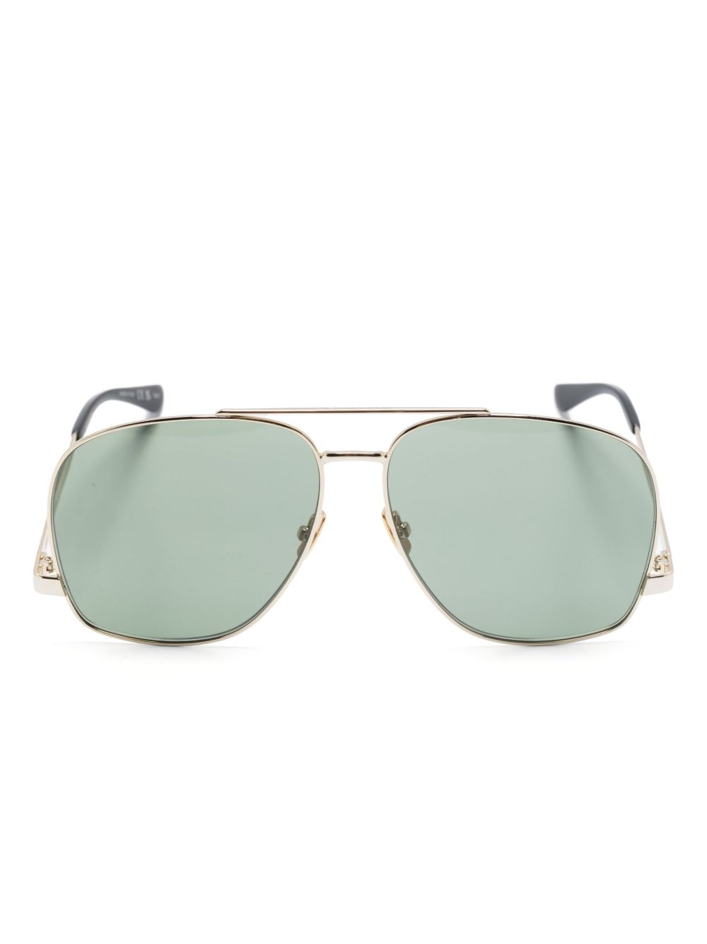Saint Laurent Eyewear SL 653 Leon 飞行员镜框太阳眼镜 - 金色
