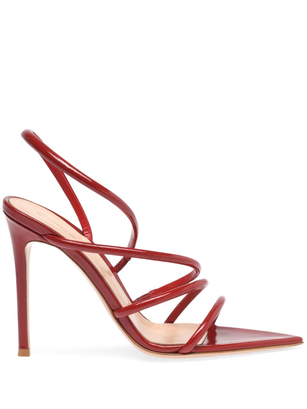 Gianvito Rossi Ettie 凉鞋（10.5厘米） - 红色