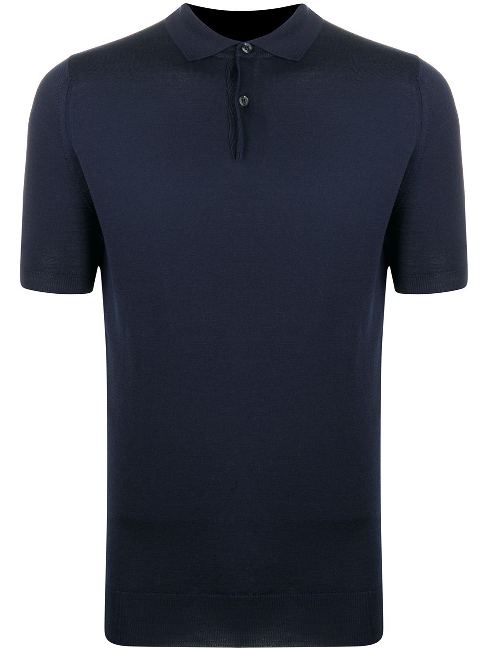 John Smedley 密织polo衫 - 蓝色