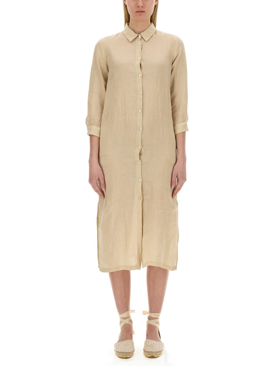 120% Lino Shirt Dress