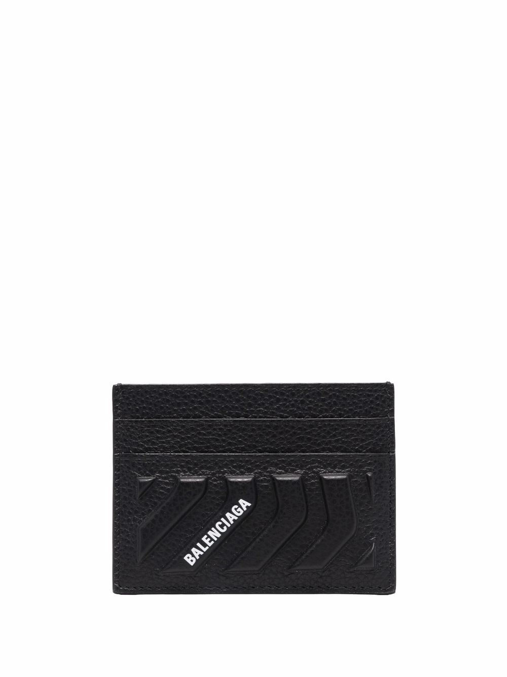 Balenciaga Car logo印花卡夹 - 黑色