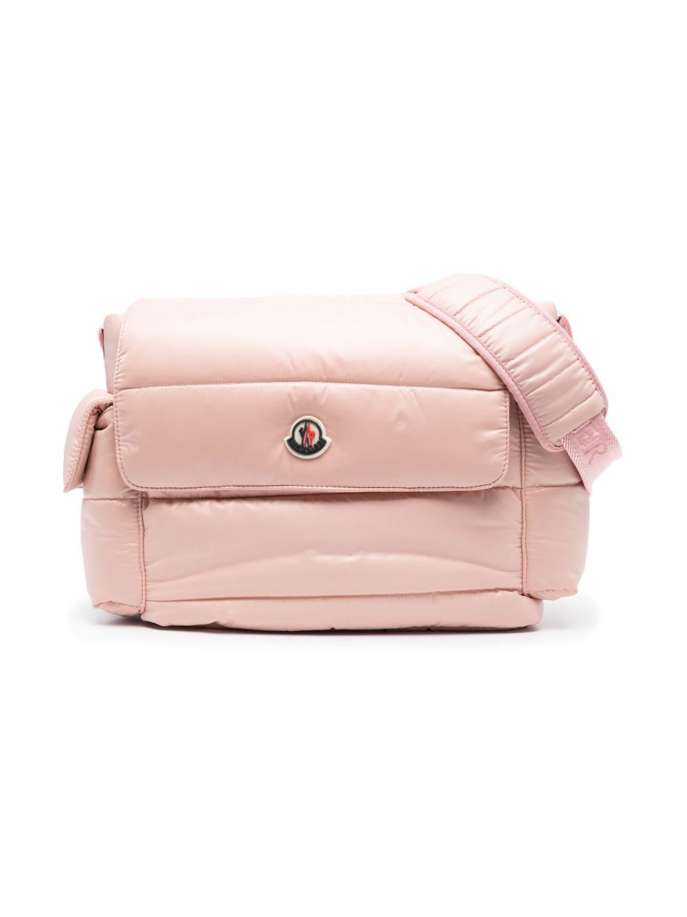 Moncler 标贴填充母婴包 - 粉色