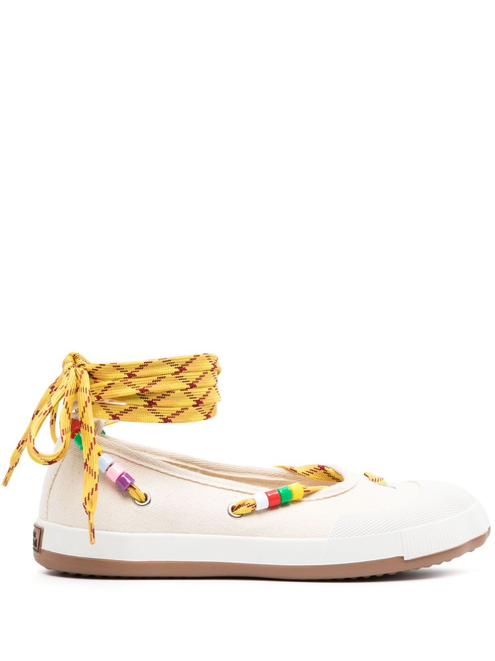 Vivienne Westwood 系带平底运动鞋 - 中性色