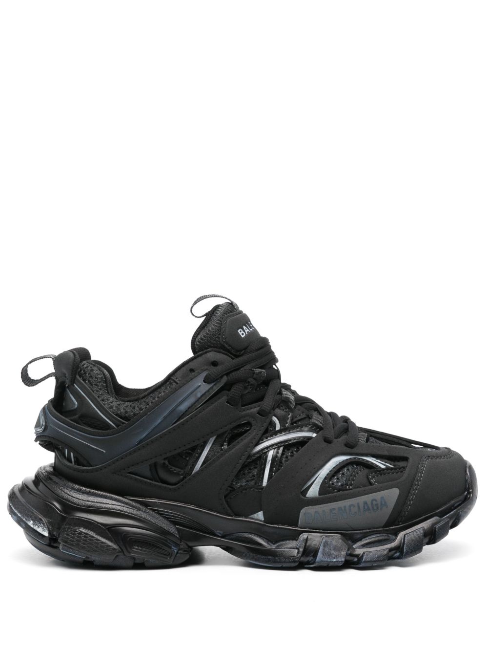 Balenciaga Track 拼接厚底运动鞋 - 黑色