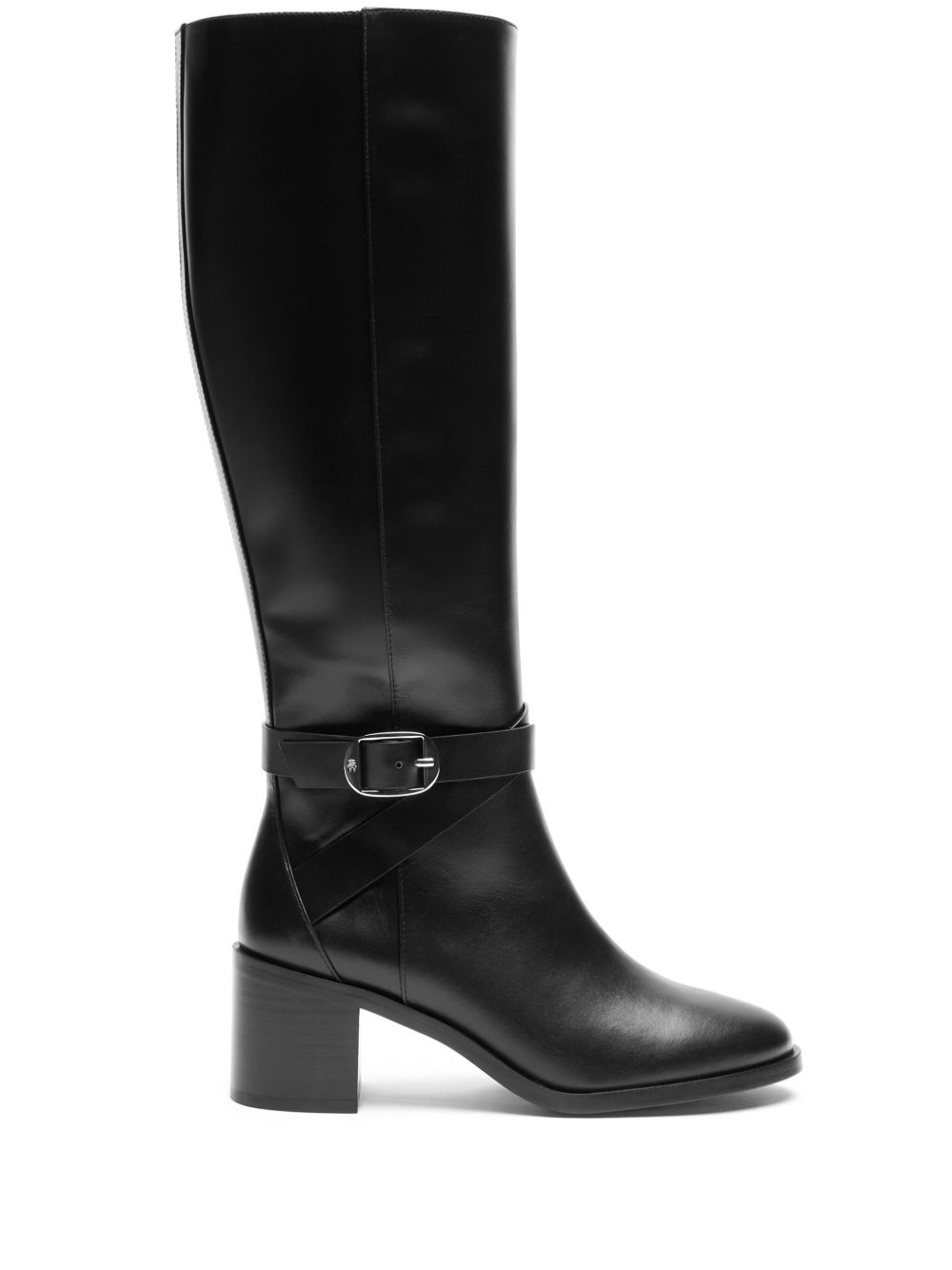 Stuart Weitzman Esme 中跟靴（6厘米） - 黑色