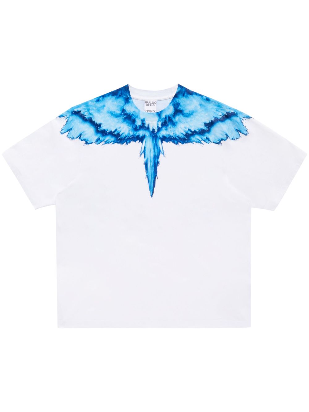 Marcelo Burlon County of Milan Colordust Wings 印花棉T恤 - 白色