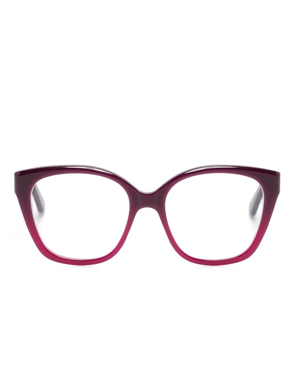 Chloé Eyewear 渐变色效果方框眼镜 - 紫色
