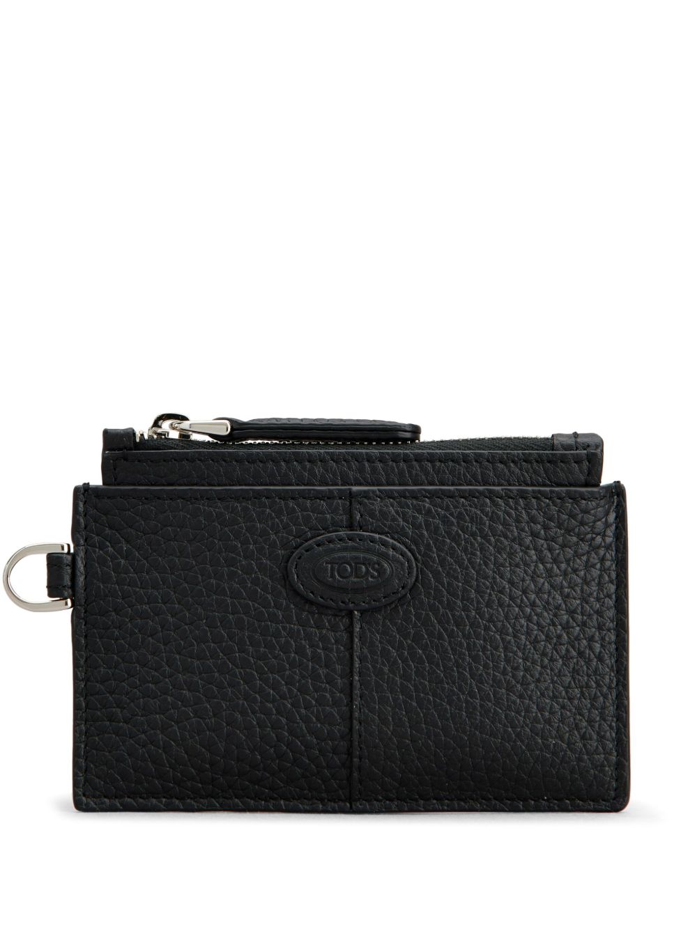 Tod's 标贴皮质钱包 - 黑色