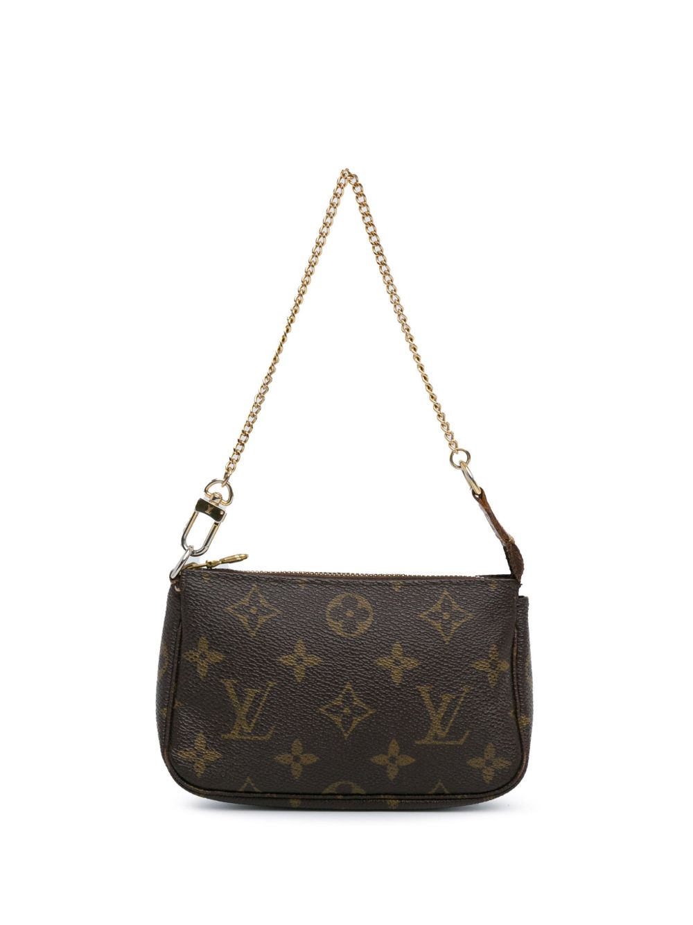 Louis Vuitton Pre-Owned Monogram Mini Pochette Accessoires 手提包（2007年典藏款） - 褐色