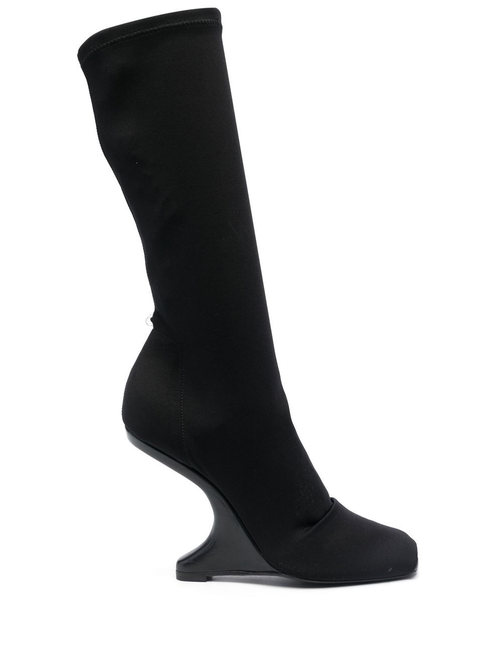 Rick Owens Lilies Cantilever 11 中筒靴 - 黑色