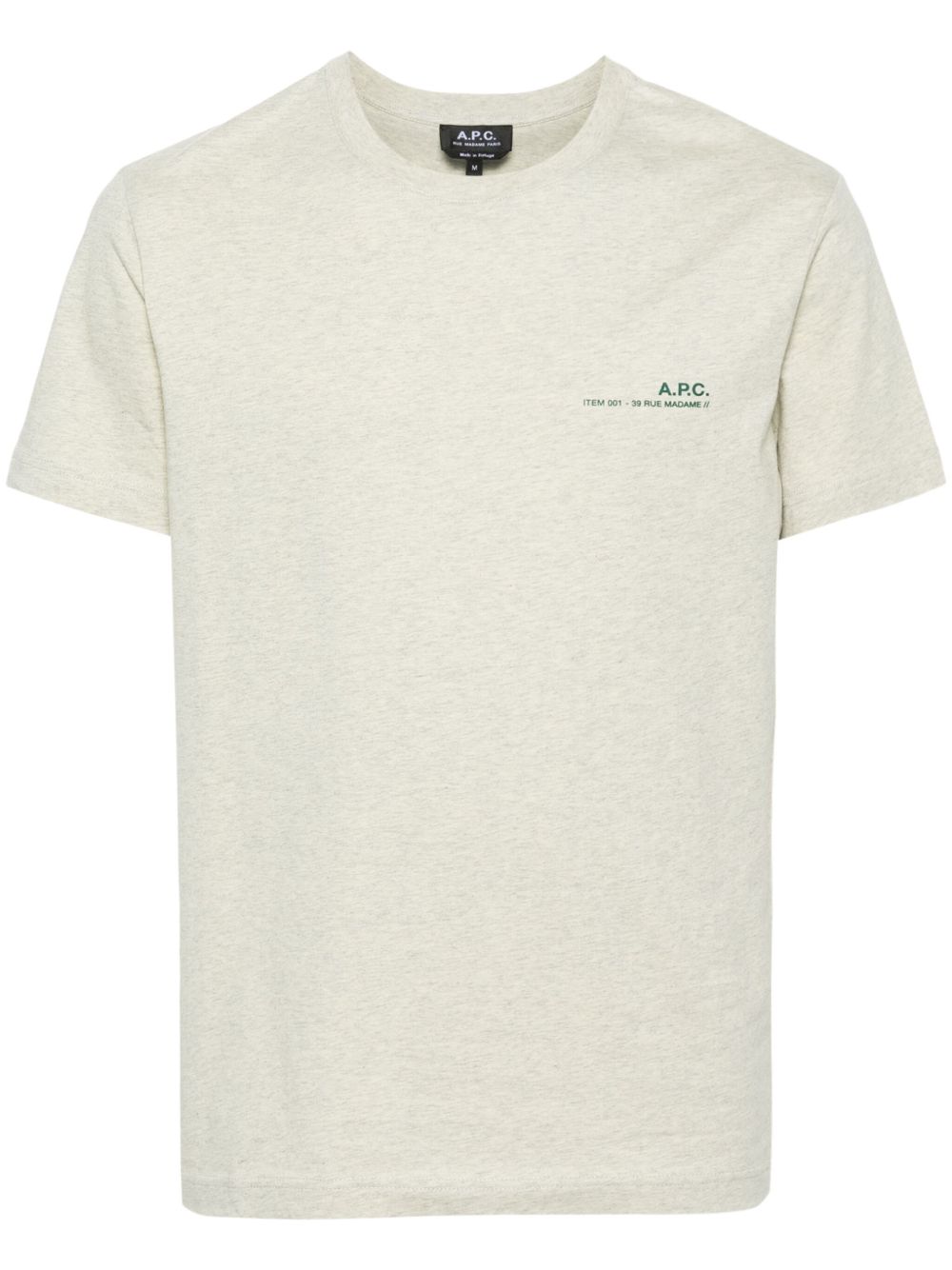 A.P.C. Item 棉T恤 - 绿色