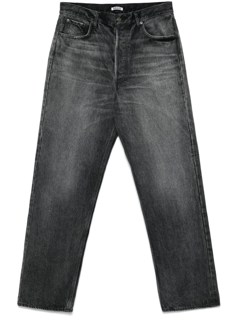 Auralee Selvedge 牛仔裤 - 黑色
