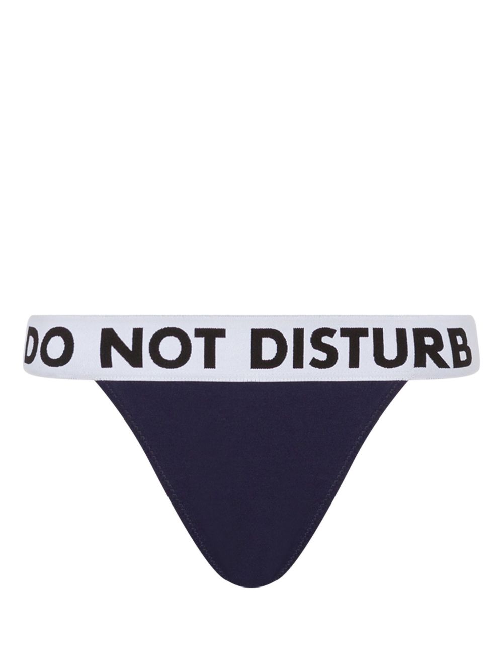 Moschino Do Not Disturb 三角内裤 - 蓝色