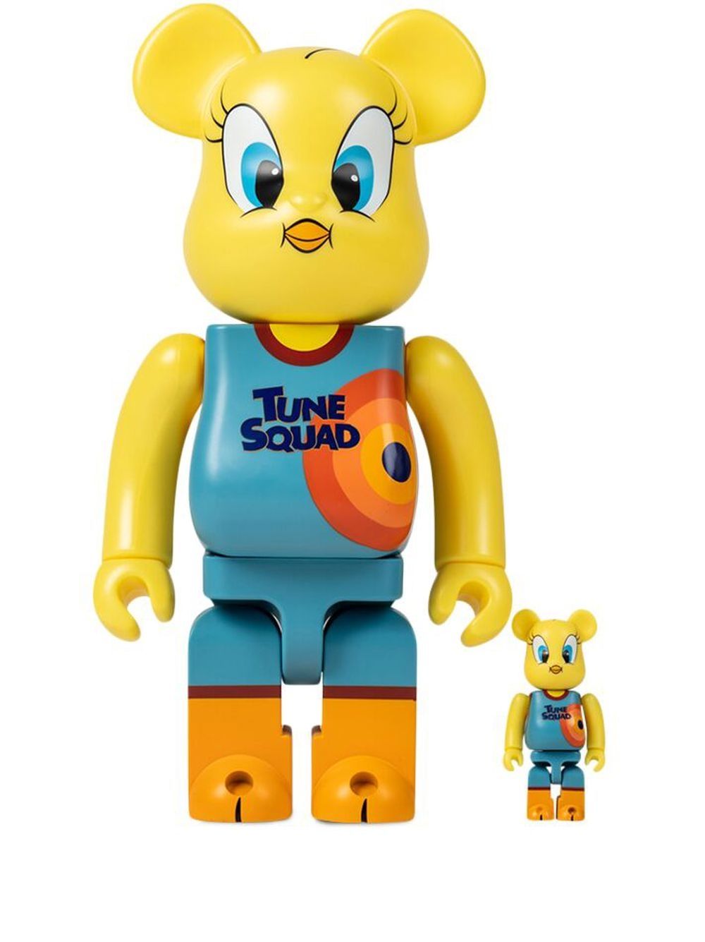 MEDICOM TOY x Space Jam A New Legacy Tweety BE@RBRICK 模型玩具套装 - 黄色