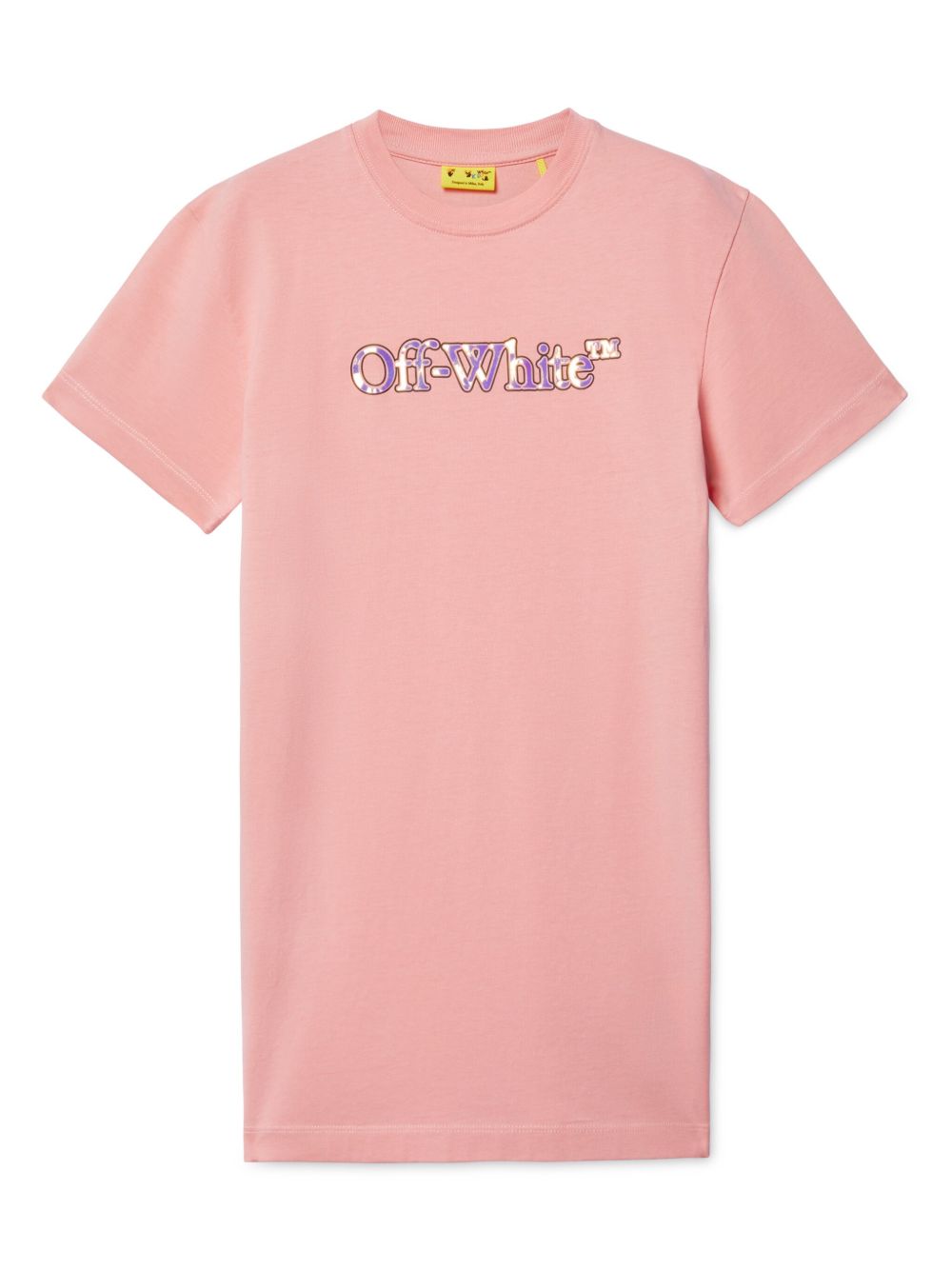 Off-White Kids Big Bookish T恤 - 粉色