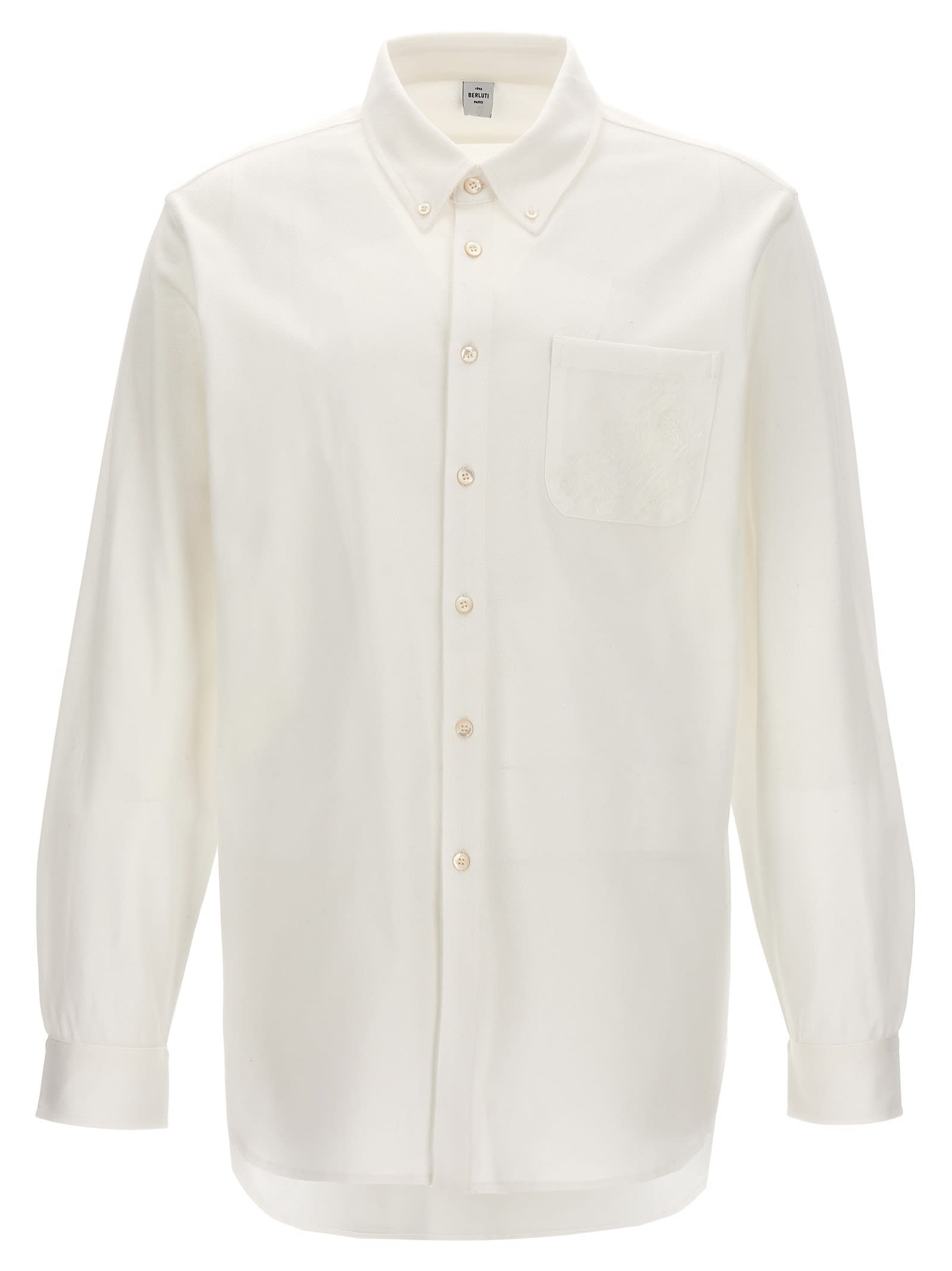 Berluti 刻纹口袋衬衫