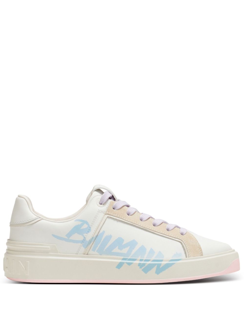 Balmain B-Court 低帮运动鞋 - 白色